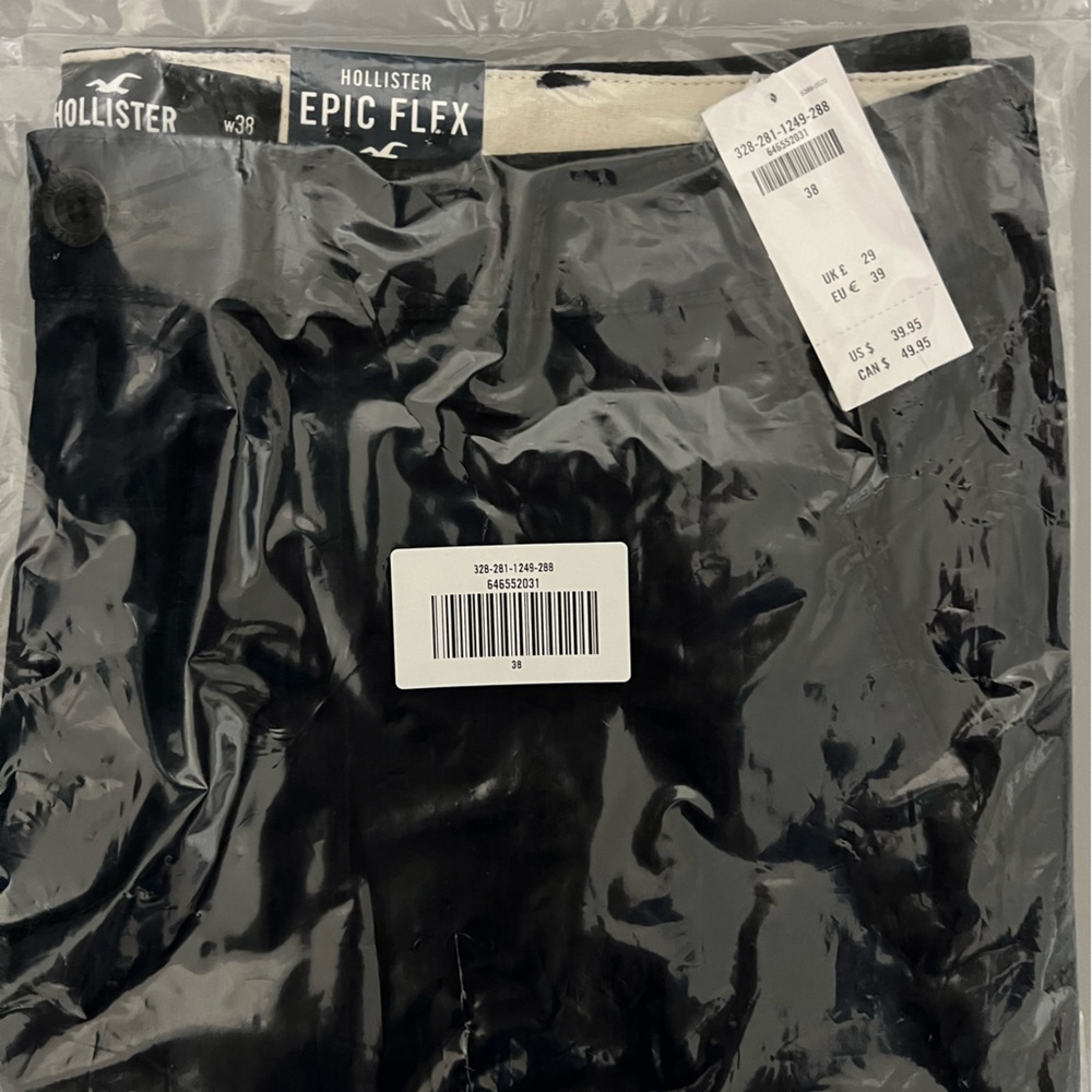 Men’s Hollister 38 Waist Epic Flex 9” Shorts Navy